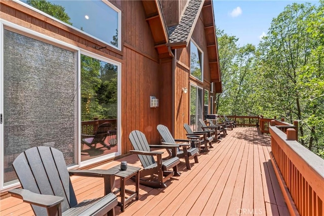 1019 Pintail Cir, Lake Arrowhead, CA 92352 - view of deck