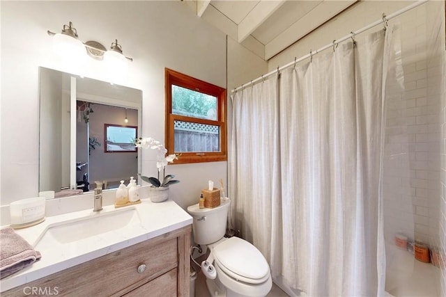 2289 Falcon Ridge Ln, Los Osos, CA 93402 - bathroom featuring vanity and a shower with curtain