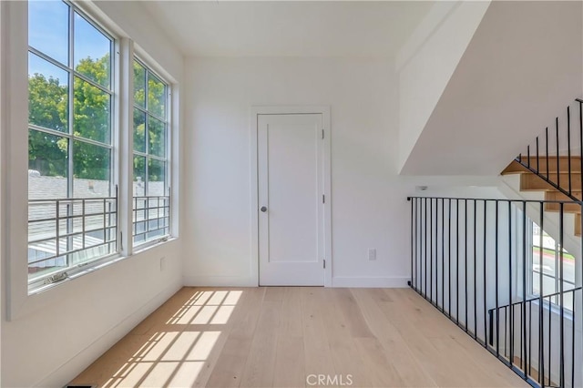 3803 Berryman Ave, Los Angeles, CA 90066 - spare room with baseboards and light wood-type flooring
