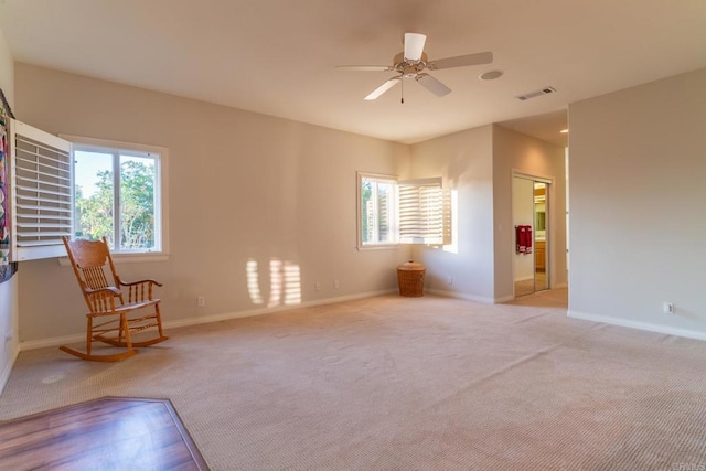 30646 Red Hawk Rd, Valley Center, CA 92082 - unfurnished room featuring light carpet and ceiling fan