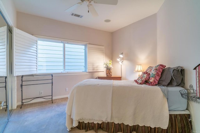 30646 Red Hawk Rd, Valley Center, CA 92082 - carpeted bedroom featuring baseboards and ceiling fan