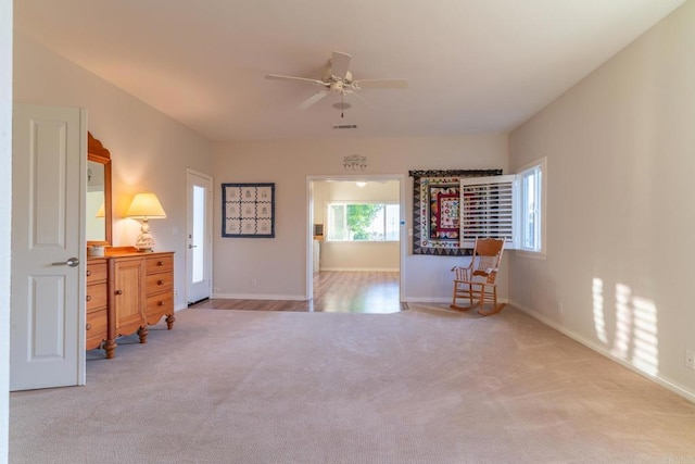 30646 Red Hawk Rd, Valley Center, CA 92082 - sitting room featuring carpet flooring and ceiling fan