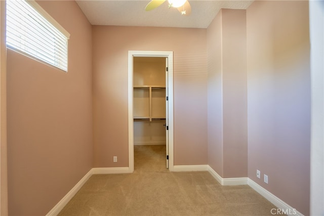 41380 La Sierra Rd, Temecula, CA 92591 - unfurnished bedroom featuring a spacious closet, light colored carpet, a closet, and baseboards