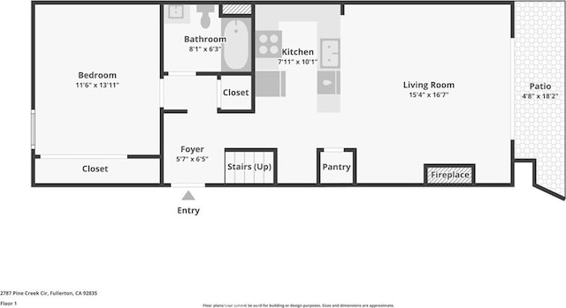 2787 Pine Creek Cir, Fullerton, CA 92835 - room layout