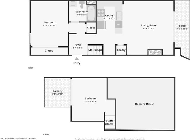 2787 Pine Creek Cir, Fullerton, CA 92835 - property floor plan
