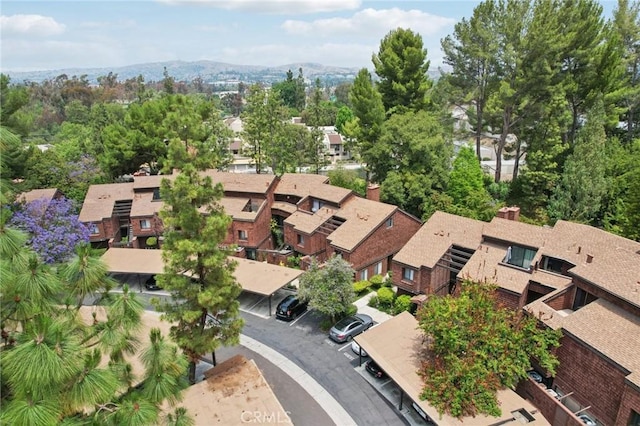 2787 Pine Creek Cir, Fullerton, CA 92835 - aerial perspective of suburban area featuring a mountain backdrop