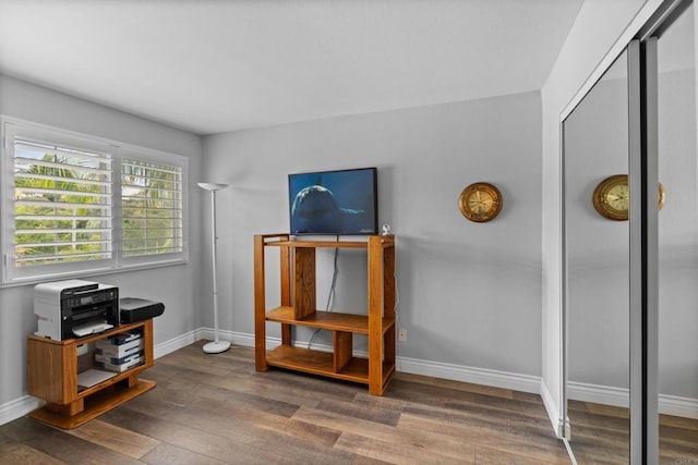 11964 Ashley Pl, San Diego, CA 92128 - home office featuring wood finished floors and baseboards