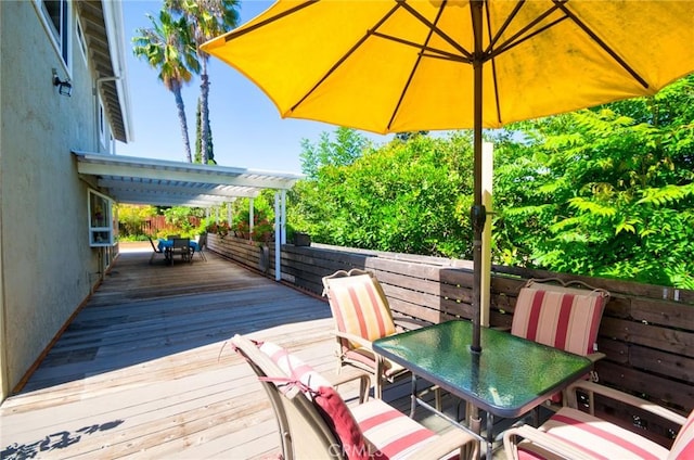 2108 Via Caliente, Fullerton, CA 92833 - deck featuring outdoor dining area