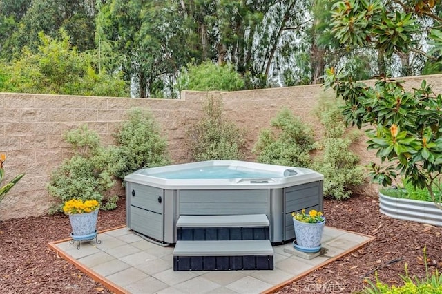 1055 Ford Dr, Nipomo, CA 93444 - view of yard featuring a hot tub and a patio