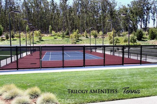1055 Ford Dr, Nipomo, CA 93444 - view of tennis court with view of scattered trees