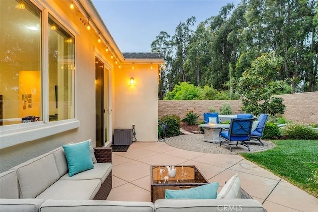 1055 Ford Dr, Nipomo, CA 93444 - view of patio with an outdoor living space