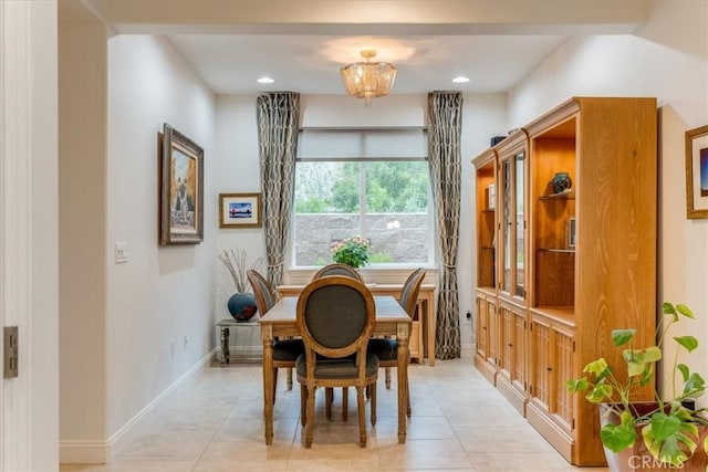 1055 Ford Dr, Nipomo, CA 93444 - dining space with recessed lighting and light tile patterned floors
