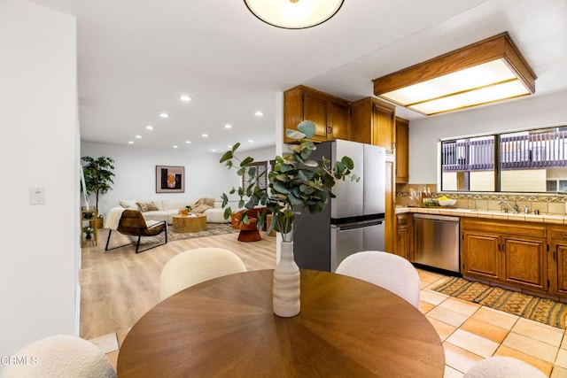 5354 Lindley Ave Unit 202, Encino, CA 91316 - dining space featuring recessed lighting