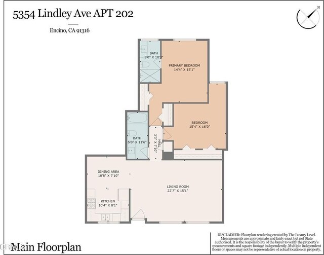 5354 Lindley Ave Unit 202, Encino, CA 91316 - property floor plan