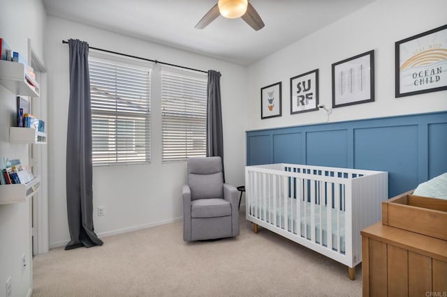 2328 Stardust Gln, Escondido, CA 92025 - carpeted bedroom with a nursery area and ceiling fan