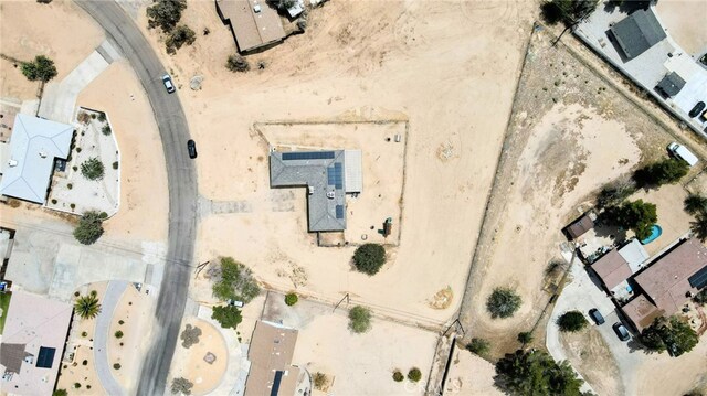 18251 Hiawatha Rd, Apple Valley, CA 92307 - aerial overview of property's location featuring a desert landscape