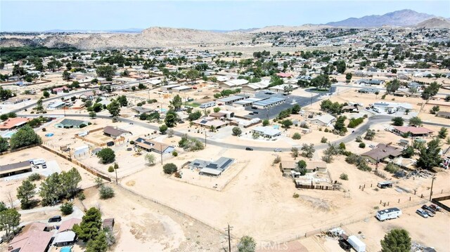 18251 Hiawatha Rd, Apple Valley, CA 92307 - drone / aerial view of a mountain backdrop