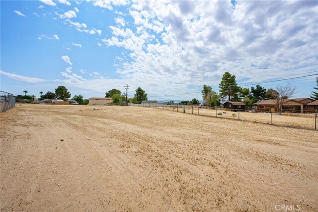 18251 Hiawatha Rd, Apple Valley, CA 92307 - view of yard with a view of rural / pastoral area
