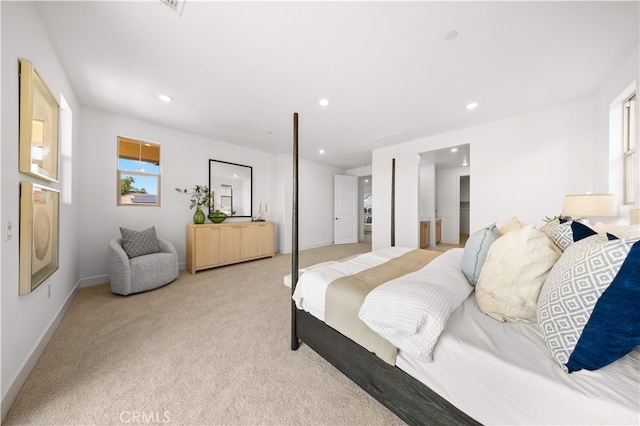 149 Great Park Blvd, Irvine, CA 92618 - bedroom with light carpet, recessed lighting, and baseboards