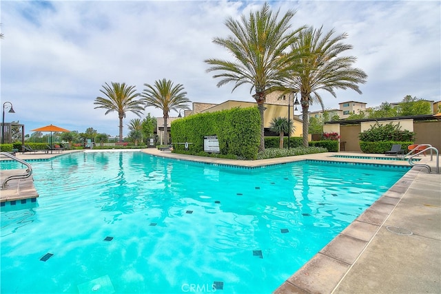 261 Siena, Lake Forest, CA 92630 - community pool featuring a patio area and a hot tub