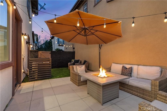 40 Lomada St, Rancho Mission Viejo, CA 92694 - view of patio / terrace with a fire pit