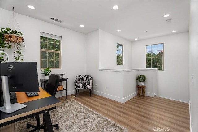 40 Lomada St, Rancho Mission Viejo, CA 92694 - office area with light wood finished floors and recessed lighting
