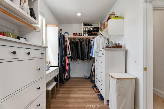 40 Lomada St, Rancho Mission Viejo, CA 92694 - walk in closet featuring light wood finished floors