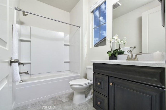 23942 Schoenborn St, West Hills, CA 91304 - bathroom featuring vanity, bathing tub / shower combination, and toilet