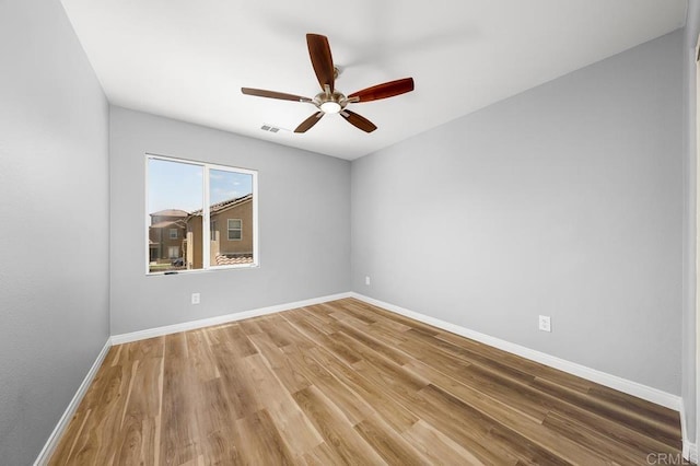 1686 Pember Ave, Chula Vista, CA 91913 - empty room with wood finished floors and ceiling fan