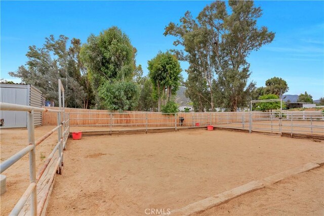 32811 Wesley St, Wildomar, CA 92595 - view of yard featuring an outdoor riding arena
