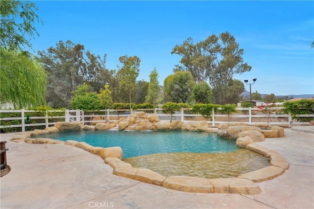 32811 Wesley St, Wildomar, CA 92595 - view of swimming pool with a patio area