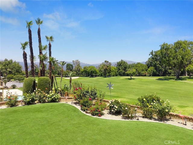 1020 S Montezuma Way, West Covina, CA 91791 - view of green lawn with a mountain view and golf course view