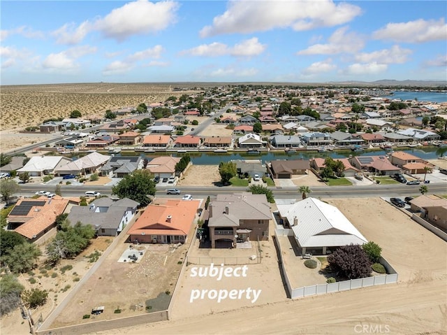 26775 Lakeview, Helendale, CA 92342 - aerial view of residential area with a large body of water