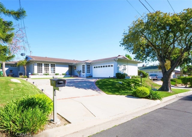 3226 Corinna Dr, Rancho Palos Verdes, CA 90275 - ranch-style home with an attached garage, driveway, and a front lawn
