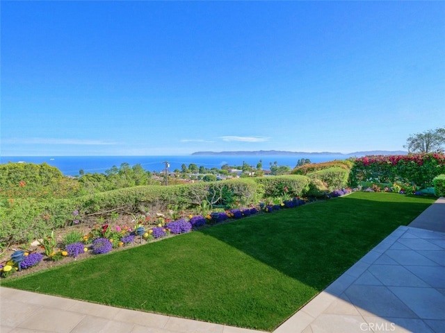 3226 Corinna Dr, Rancho Palos Verdes, CA 90275 - view of grassy yard featuring a water view