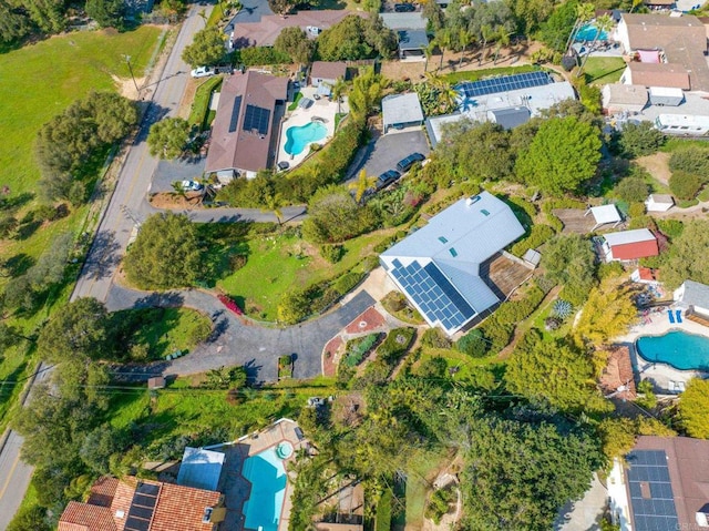 1628 Lone Oak Rd, Vista, CA 92084 - aerial view of property's location with a pool and nearby suburban area