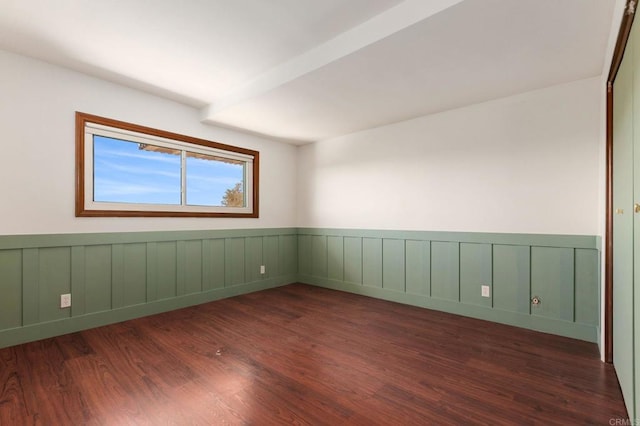 1628 Lone Oak Rd, Vista, CA 92084 - empty room featuring wood finished floors and wainscoting