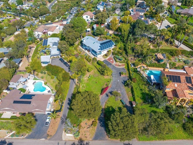 1628 Lone Oak Rd, Vista, CA 92084 - aerial overview of property's location featuring a pool and nearby suburban area