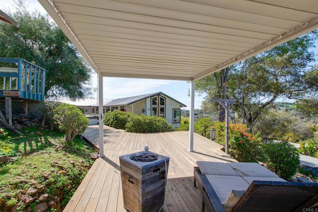 1628 Lone Oak Rd, Vista, CA 92084 - view of wooden terrace
