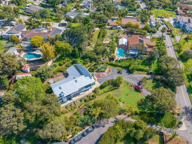 1628 Lone Oak Rd, Vista, CA 92084 - aerial view of property's location featuring a pool and nearby suburban area