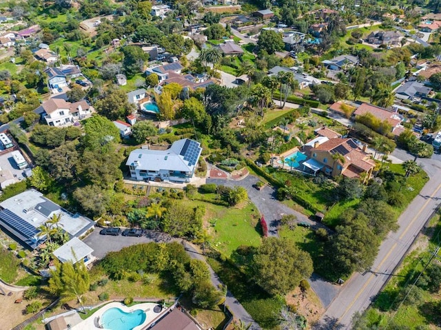 1628 Lone Oak Rd, Vista, CA 92084 - aerial overview of property's location featuring a pool and nearby suburban area