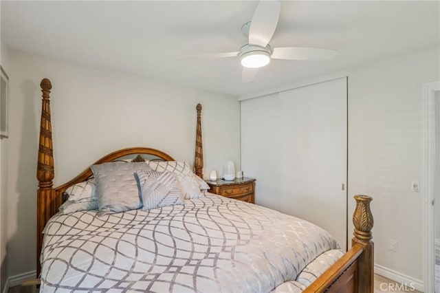 1926 N Vallejo Way, Upland, CA 91784 - bedroom with a closet and ceiling fan