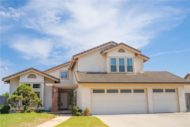 2868 Corte Caballos, Camarillo, CA 93010 - view of front of property with concrete driveway, a tiled roof, and stucco siding
