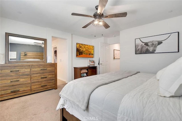 18026 Crabapple Ct, San Bernardino, CA 92407 - carpeted bedroom with a ceiling fan