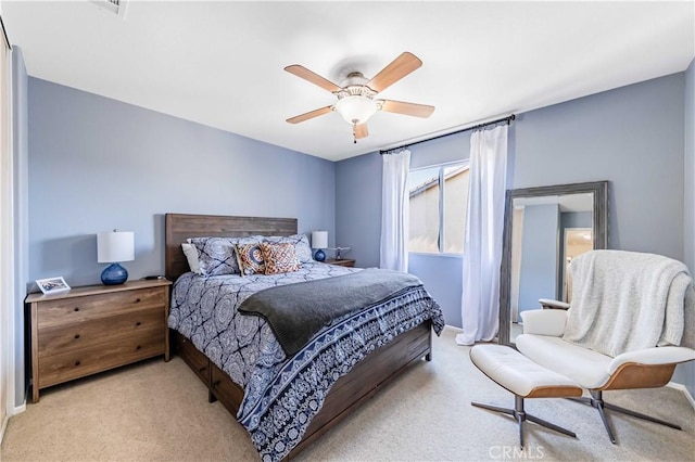 38260 Willow Ct, Murrieta, CA 92562 - bedroom featuring carpet flooring, baseboards, and a ceiling fan