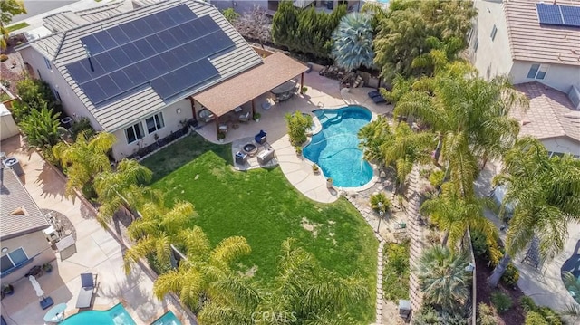 38260 Willow Ct, Murrieta, CA 92562 - view from above of property featuring a pool