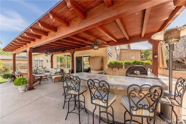 38260 Willow Ct, Murrieta, CA 92562 - view of patio / terrace featuring an outdoor hangout area