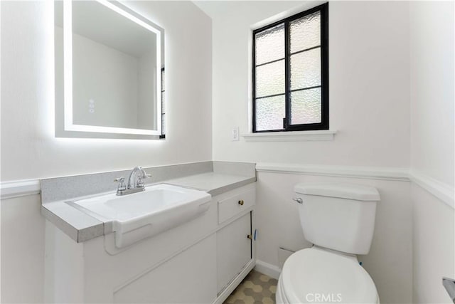 1315 E Wingate St, Covina, CA 91724 - half bathroom with vanity and toilet