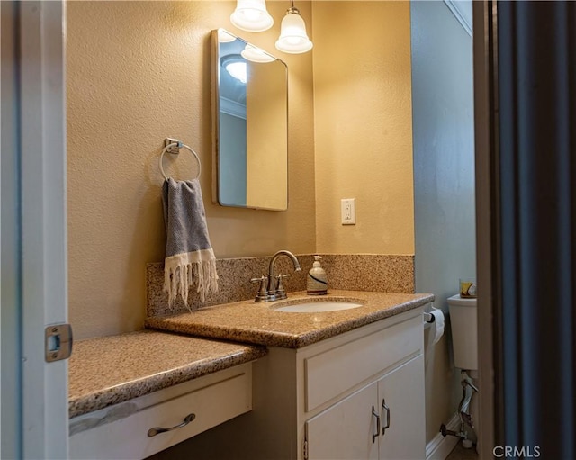 3158 Erie Ave, Merced, CA 95340 - half bathroom with vanity and toilet