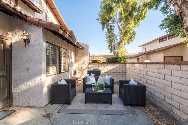 922 N Redding Way Unit E, Upland, CA 91786 - view of patio / terrace with outdoor lounge area